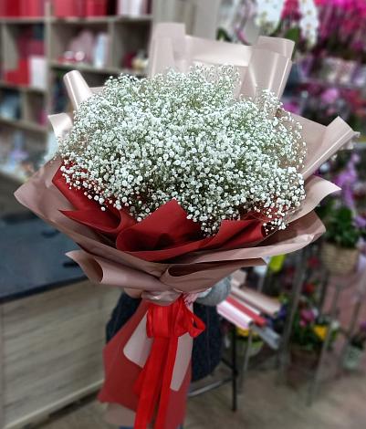 Букет цветов из: Гипсофила в Сенном Краснодарский край