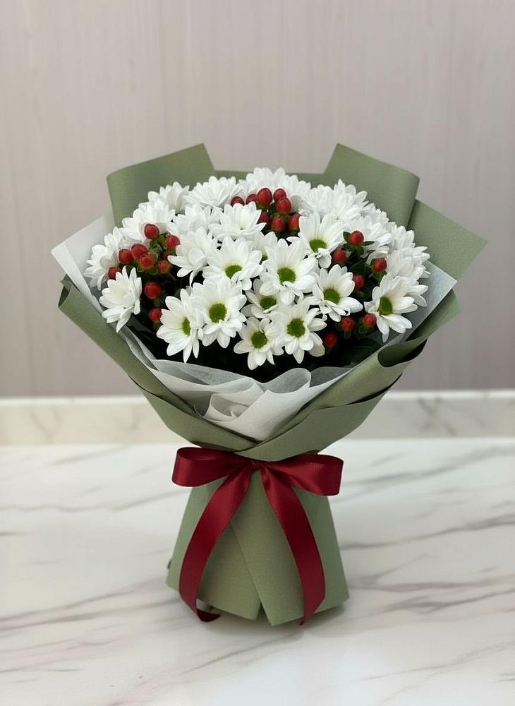 Букет цветов из: Хризантемы в Сенном Краснодарский край