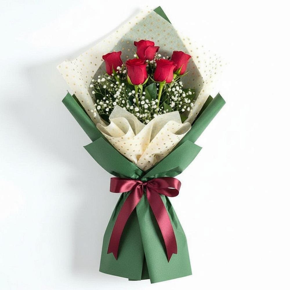 Букет цветов из: Розы в Сенном Краснодарский край