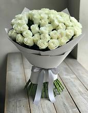Букет 35 Белых роз в Сенном Краснодарский край