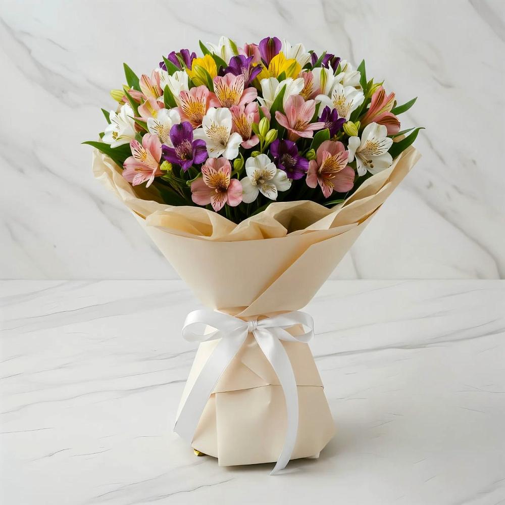 Букет цветов из: Альстромерии в Сенном Краснодарский край