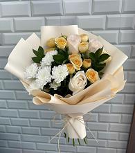 Букет цветов из:  Розы и Хризантемы #REPLACE_PRED# Сенном Краснодарский край