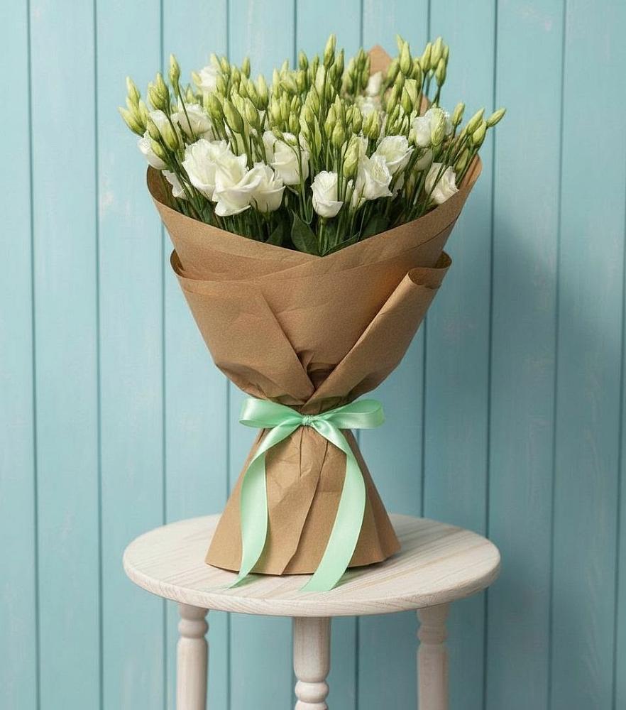 Букет цветов из: Лизиантусы в Сенном Краснодарский край