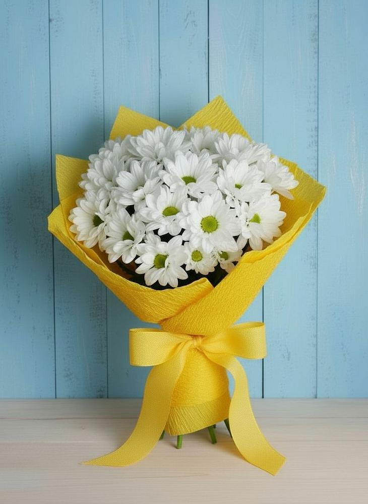 Букет цветов из: Хризантемы в Сенном Краснодарский край