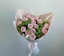 Букет цветов из:  Розы и Хризантемы #REPLACE_PRED# Сенном Краснодарский край