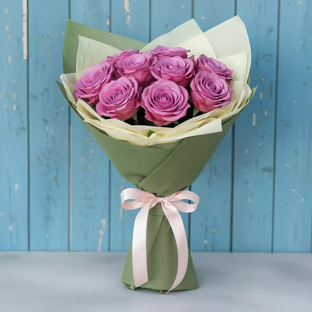 Букет Розы Фёрст Леди в Сенном Краснодарский край