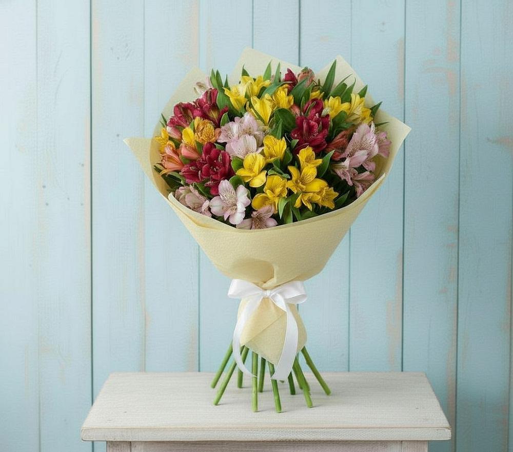 Букет цветов из: Альстромерии в Сенном Краснодарский край