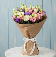 Букет цветов из:  Лизиантусы #REPLACE_PRED# Сенном Краснодарский край