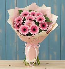 Букет цветов из:  Герберы #REPLACE_PRED# Сенном Краснодарский край